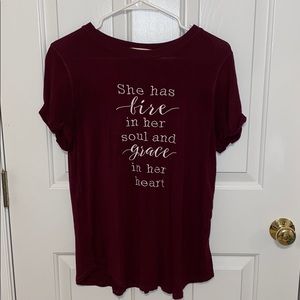 Flowy short sleeve shirt